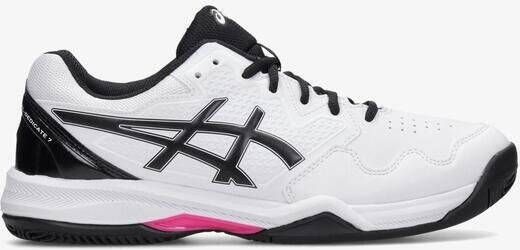 ASICS gel dedicate 7 tennisschoenen wit/zwart heren