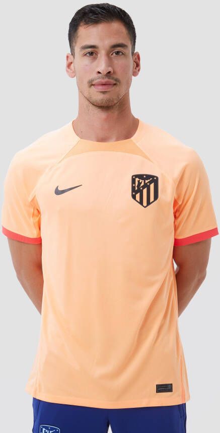 Nike atlético madrid stadium third shirt 22/23 oranje heren