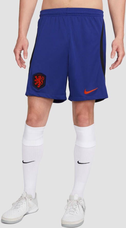 Nike Nederland 2022/23 Stadium Uit Dri FIT voetbalshorts voor heren Blauw