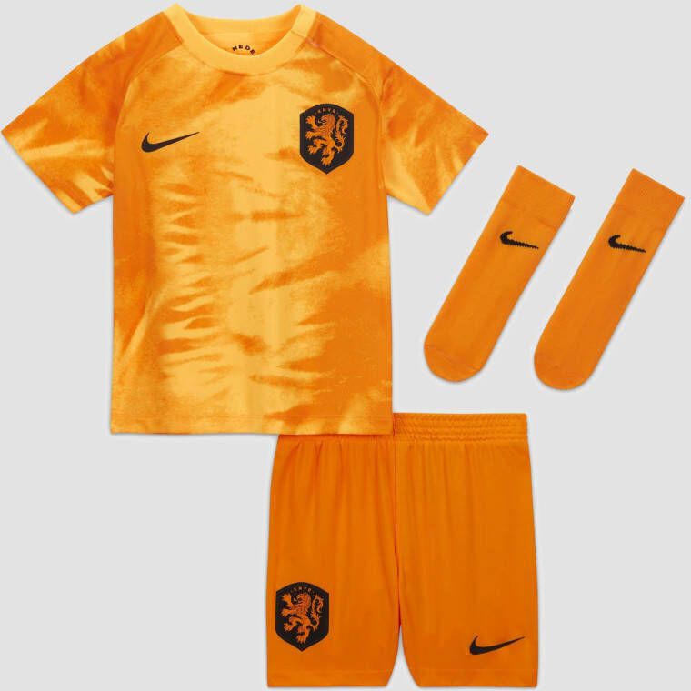 Nike Nederland 2022/23 Thuis Voetbaltenue voor baby's/peuters Oranje