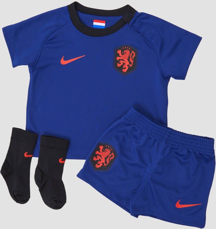 Nike Nederland 2022/23 Uit Voetbaltenue voor baby's/peuters Blauw