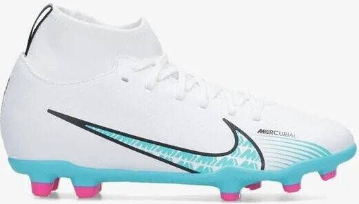 Nike Air Zoom Mercurial Superfly 9 Club MG Blast Wit/Blauw/Roze Kinderen