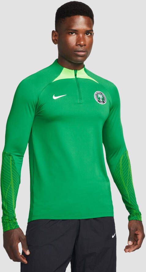Nike Nigeria Strike Dri FIT knit voetbaltrainingstop voor heren Groen