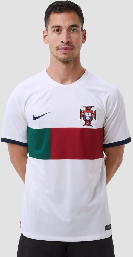 Nike Portugal 2022/23 Stadium Uit Dri FIT voetbalshirt voor heren Wit