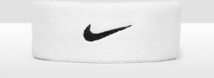 Nike swoosh hoofdband wit kinderen