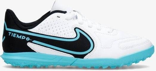 Nike Tiempo Legend 9 Club TF Blast Wit/Zwart/Blauw/Roze Kinderen