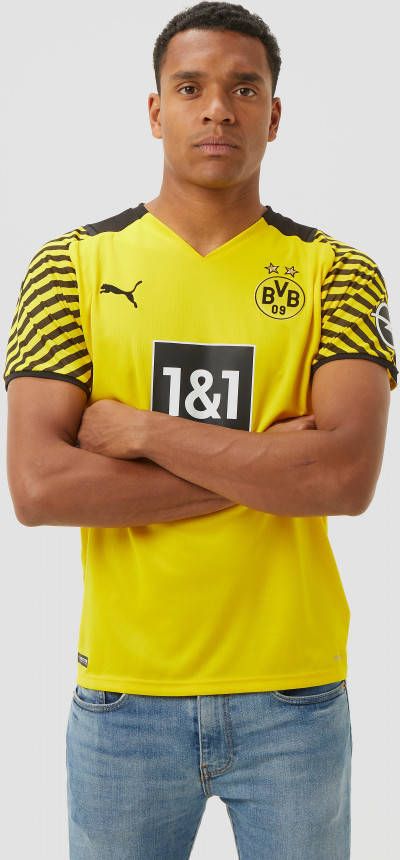 Puma borussia dortmund thuisshirt 21/22 geel/zwart heren