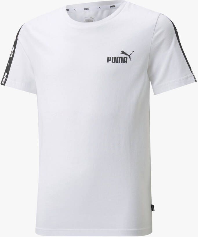 Puma essentials+ tape shirt wit kinderen