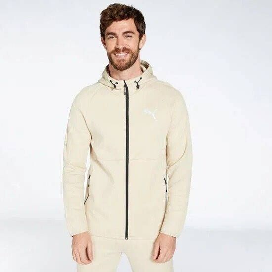 PUMA Evostripe Vest Beige Zwart Zilver