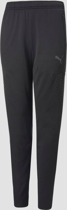 PUMA Individual Liga Warm Trainingsbroek Kids Zwart Donkergrijs