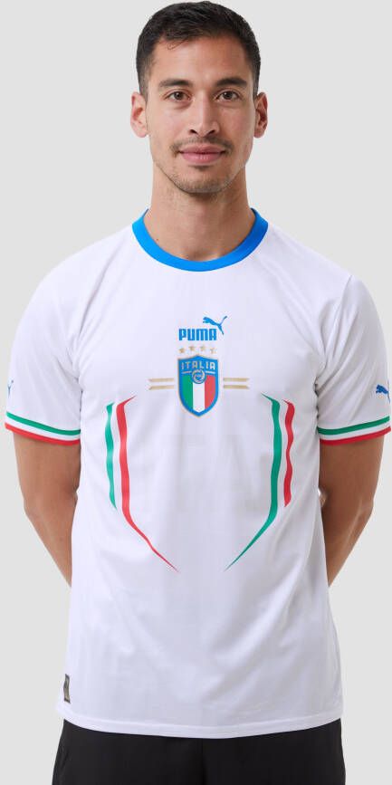 Puma italië replica jersey uitshirt 22/23 wit heren