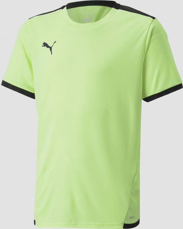 Puma teamliga jersey voetbalshirt geel/blauw kinderen