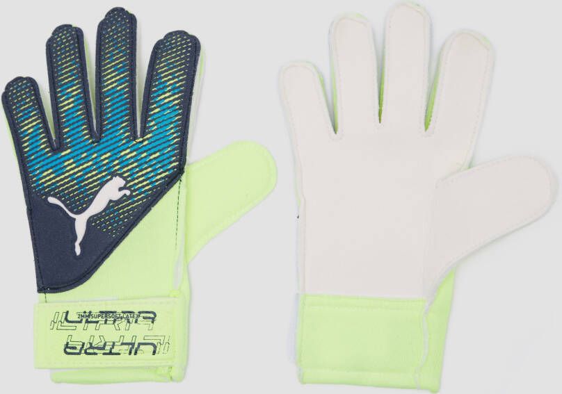 Puma ultra grip 4 rc keepershandschoenen geel/blauw kinderen