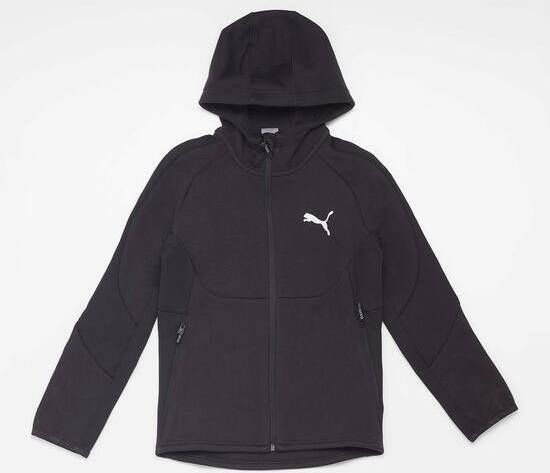 PUMA Hoodie Evostripe FZ Zwart Kinderen