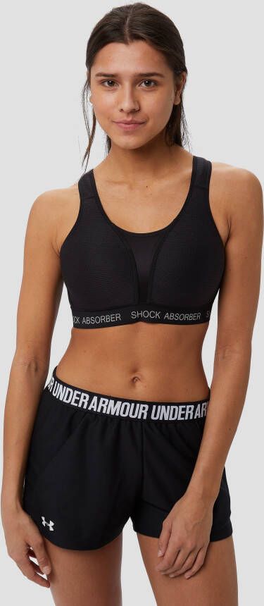 SHOCKABSORBER ultimate run padded high impact sportbh zwart dames