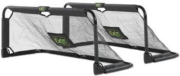 EXIT TOYS EXIT Panna opvouwbaar stalen voetbaldoel 150x60cm(set van 2) zwart