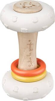 Vulli Sophie la girafe®, So'Pure Griffin Totem Rammelaar Natuurlijk rubber + rubberboomhout