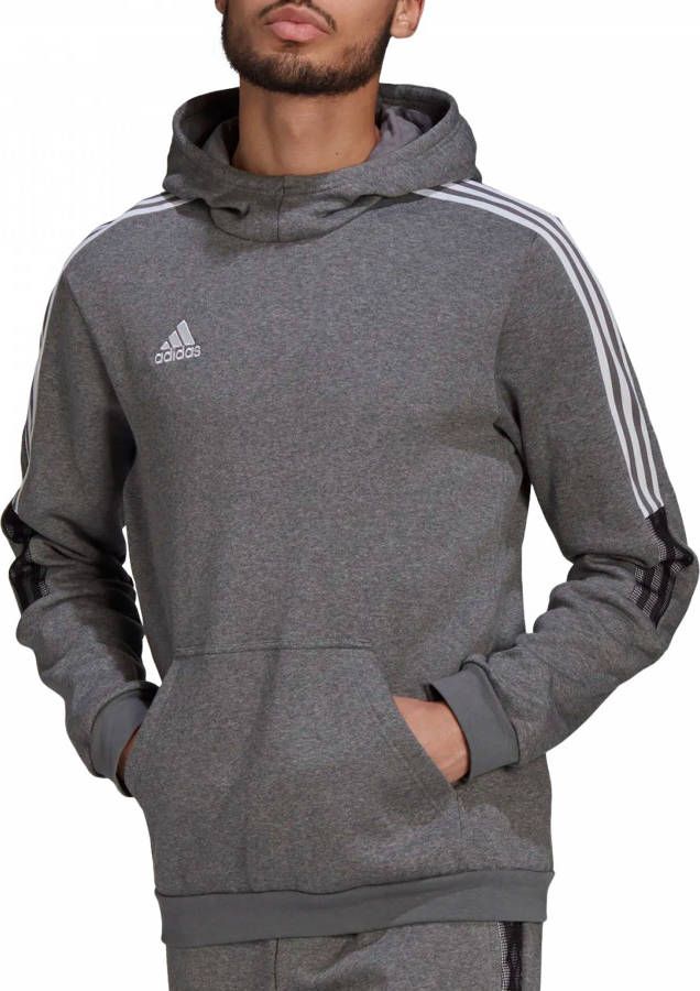 adidas Tiro 21 Sweat Hoodie Grijs Wit