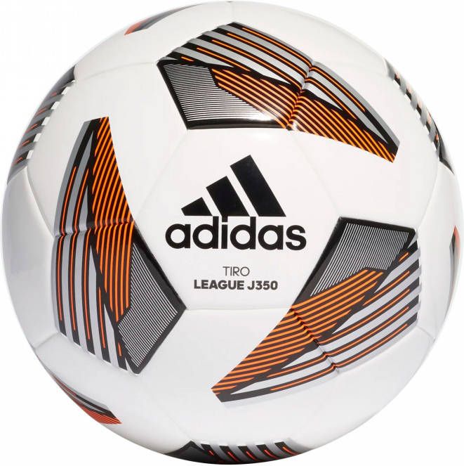 adidas Tiro League Voetbal J350 Wit Zwart Zilver Oranje