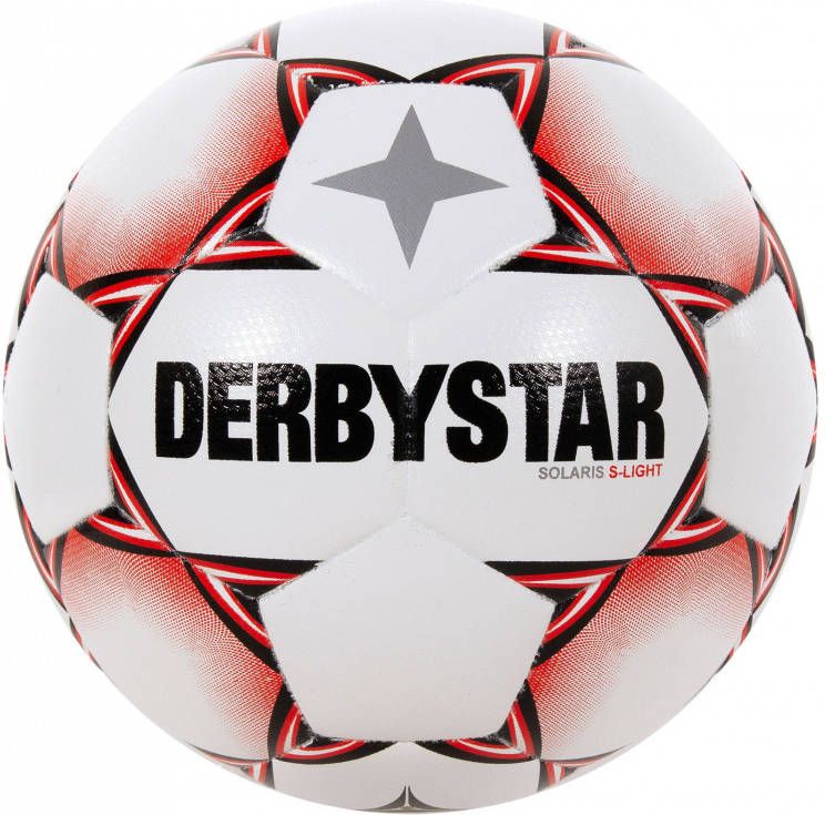 Derbystar Solaris S Light Voetbal Kids Wit Rood