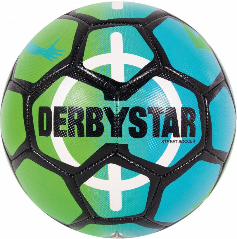 Derbystar Senior voetbal groen/blauw/zwart