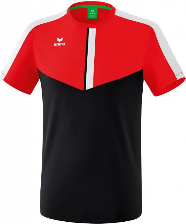 Erima T shirt Squad heren polyester rood/zwart online kopen