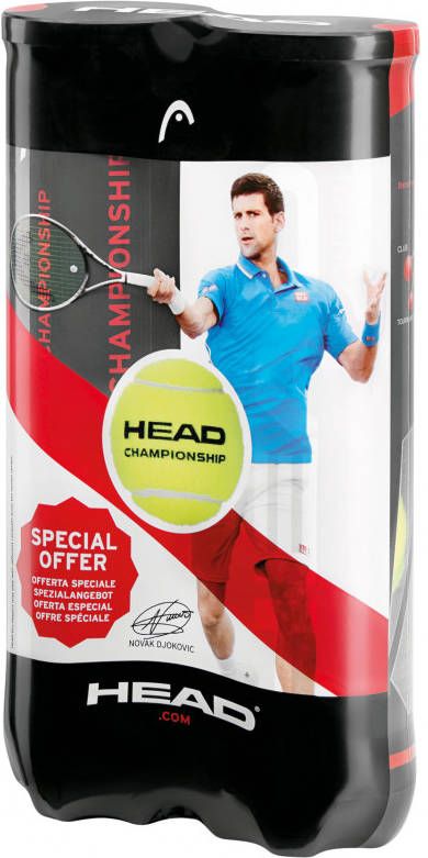 Head Championship Novak Djokovic Tennisball(2x 4 can )