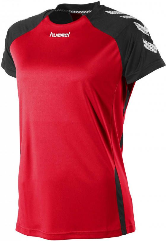 hummel sport T shirt Aarhus rood/zwart