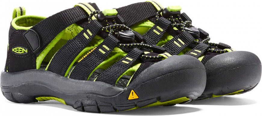 Keen Newport H2 Sandaal Junior Zwart/Limoengroen