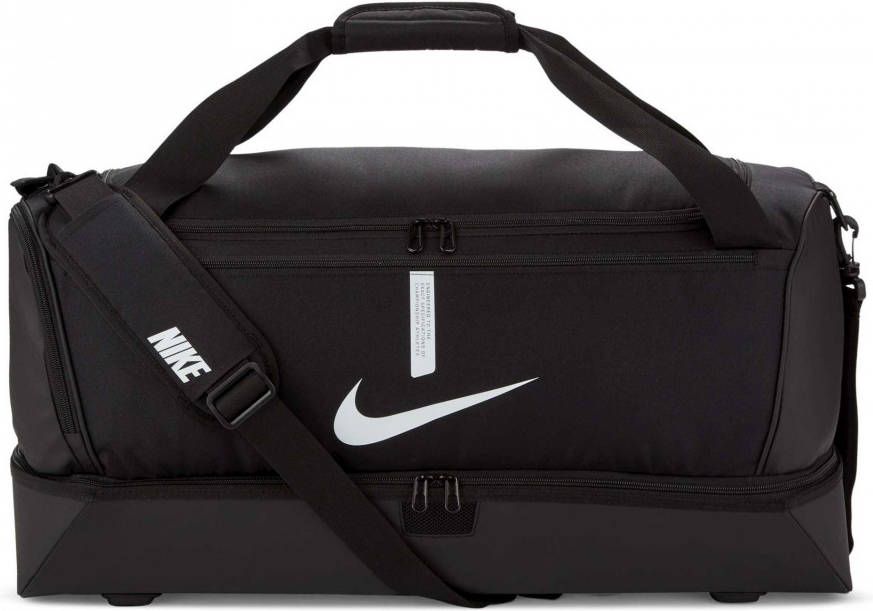 Nike Academy 21 Team Voetbaltas Large Schoenenvak Zwart