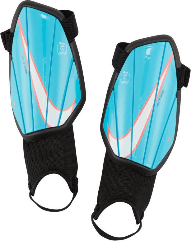 Nike Kids Nike Charge Guard Scheenbeschermers Kids Blauw Zwart Wit