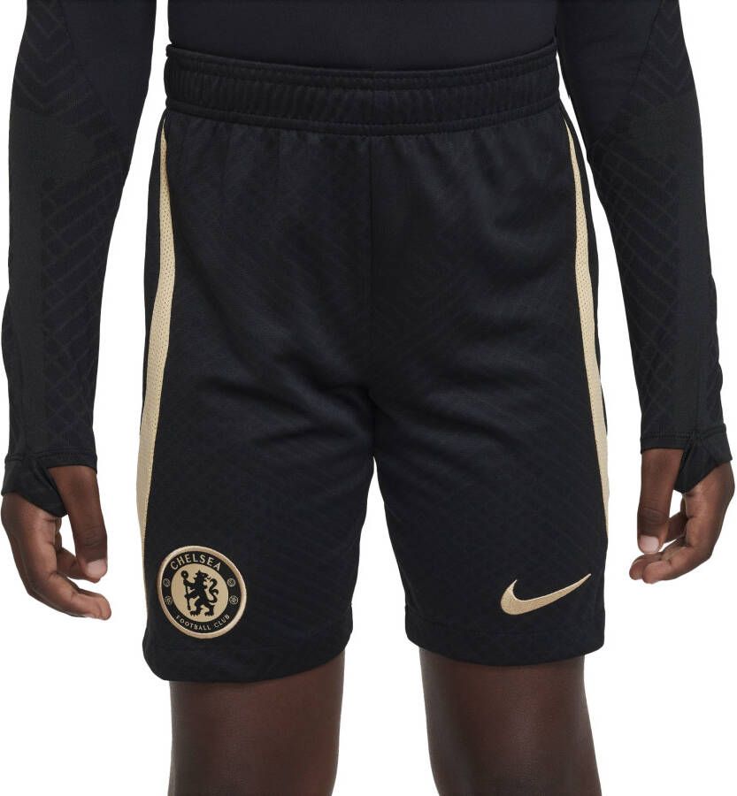 Nike Kids Nike Chelsea Strike Trainingsbroekje 2022 2023 Kids Zwart Goud