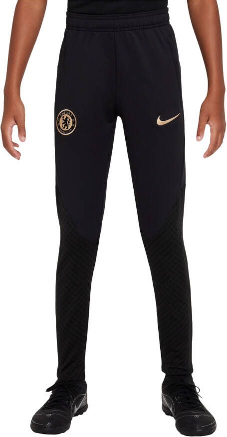 Nike Kids Nike Chelsea Strike Trainingsbroek 2022 2023 Kids Zwart Goud
