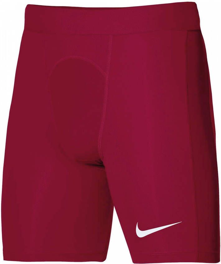 Nike Dri Fit Strike Pro Trainingsbroekje Donkerrood Wit