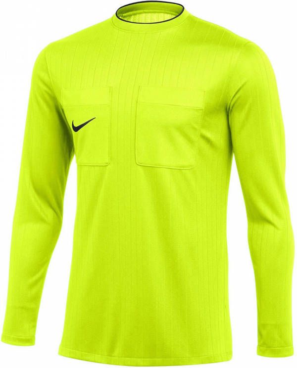 Nike Scheidsrechter Shirt Lange Mouwen Neon Geel Groen