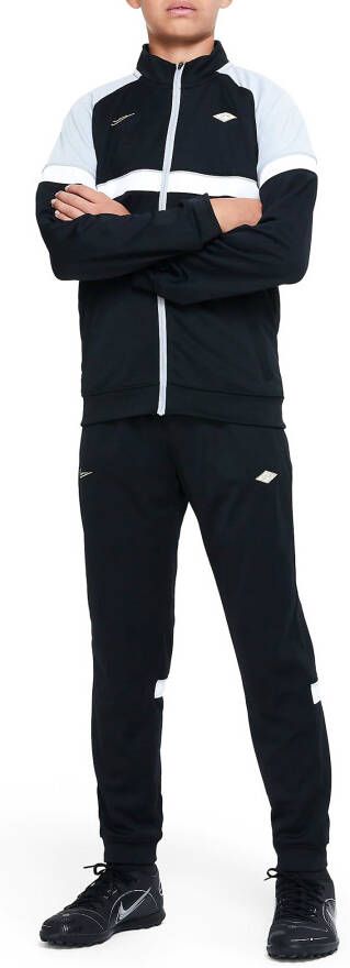 Nike Kids Nike KM Trainingspak Kids Zwart Grijs Wit
