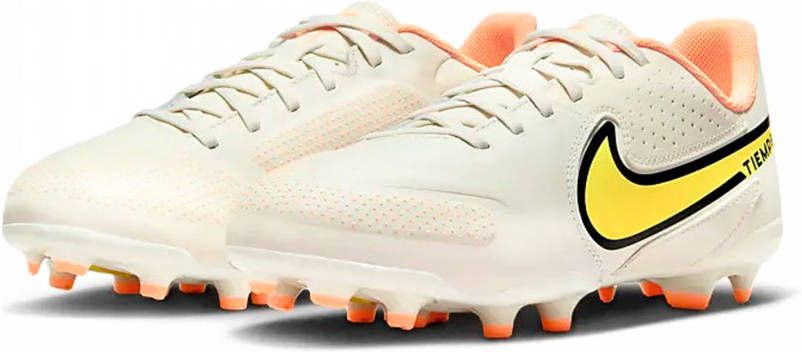Nike Kids Nike Tiempo Legend 9 Academy Gras/Kunstgras Voetbalschoenen(MG)Kids Beige Geel Oranje