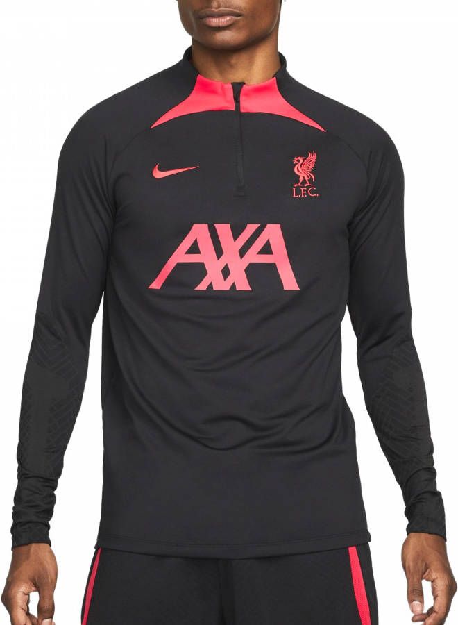 Nike Liverpool Strike Trainingstrui 2022 2023 Zwart Rood