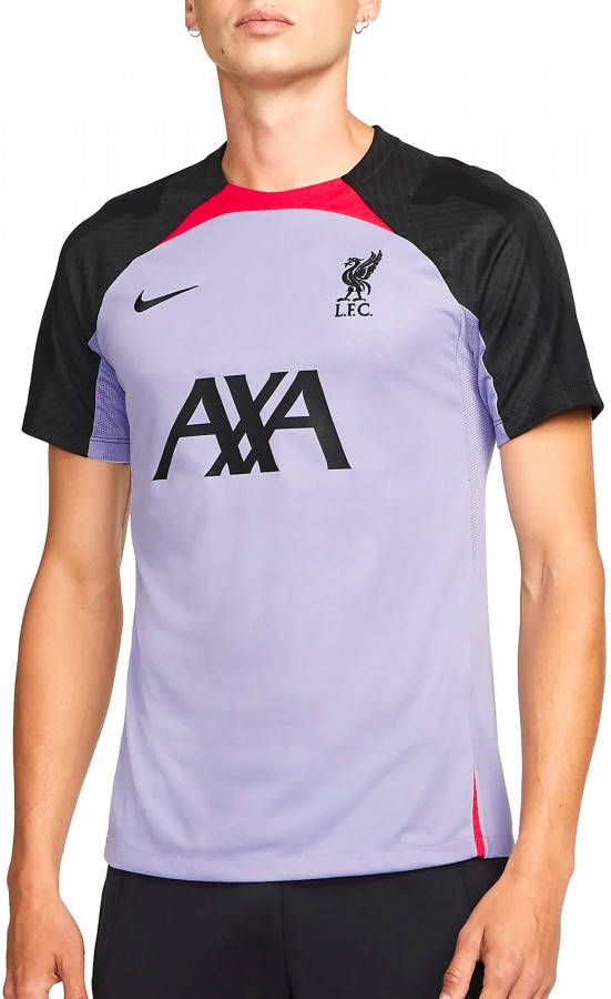 Nike Liverpool Strike Trainingsshirt 2022 2023 Paars Rood Zwart