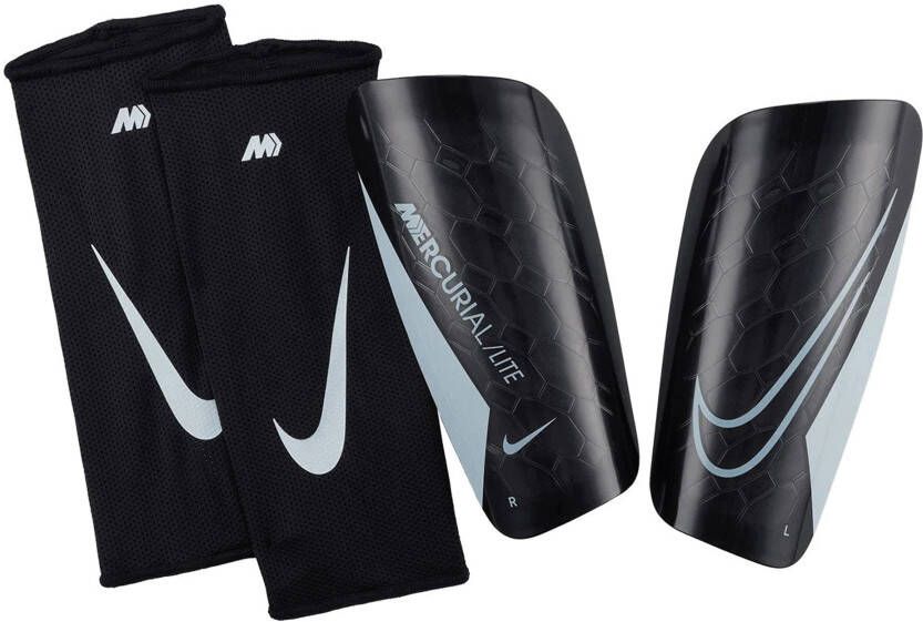 Nike Mercurial Lite Scheenbeschermers Zwart Wit