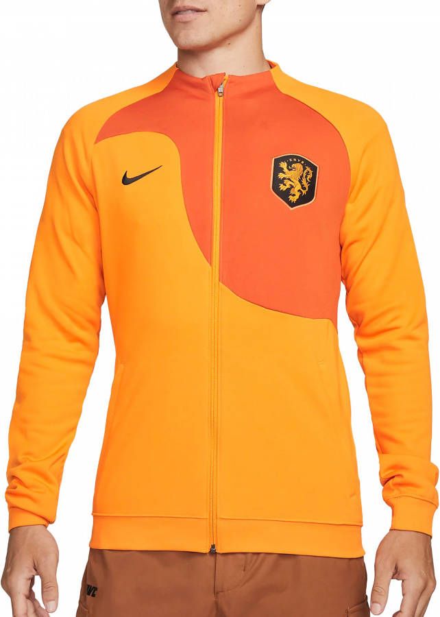 Nike Nederland Academy Pro Anthem Trainingsjack 2022 2024 Oranje Zwart