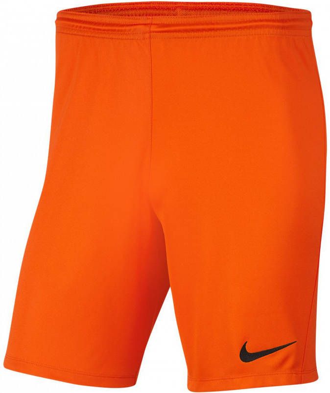 Nike Dry Park III Voetbalbroekje Oranje Zwart