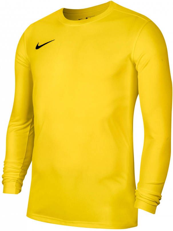 Nike DRY PARK VII Voetbalshirt Lange Mouwen Geel Zwart