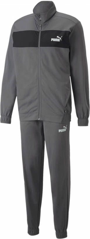 PUMA Polyester Club Trainingspak Grijs Zwart