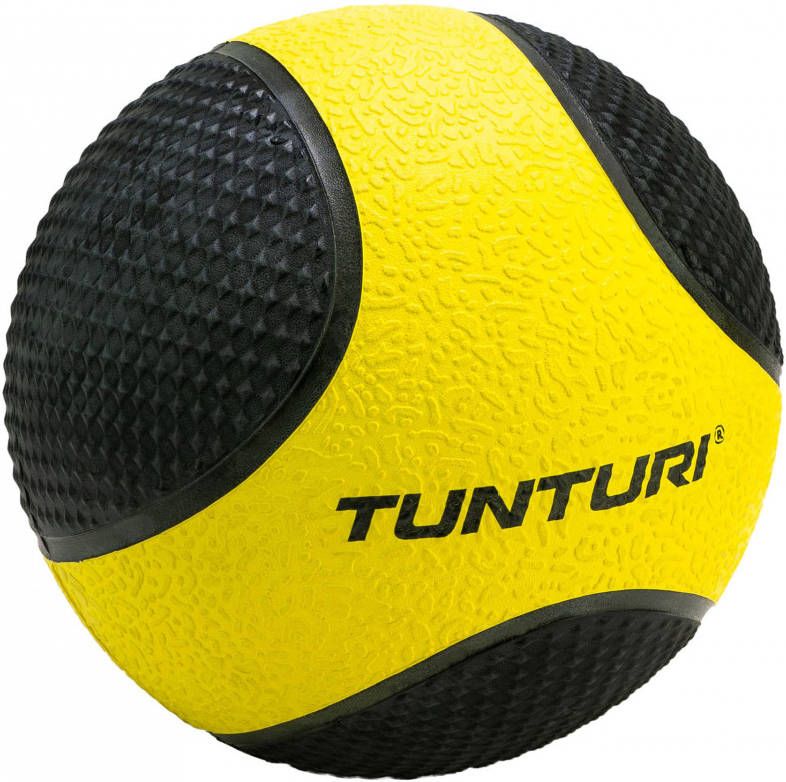 Tunturi Fitnessbal Medicine 1 Kg 19 Cm Rubber Geel/zwart