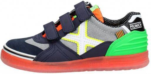 Munich Jongens Klittenbandschoenen  Blauw