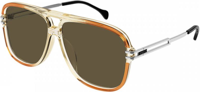 Gucci Sungles in acetaat , Grijs, Dames