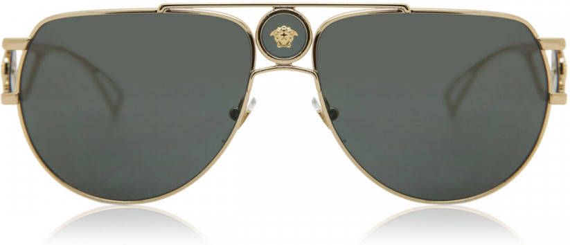 Versace Sunglasses Enamel Medusa VE 2225 , Geel, Heren