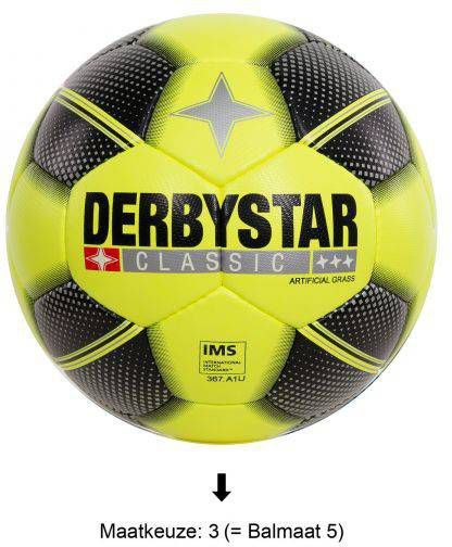 Derbystar Classic TT Voetbal KunstgrasGeel Grijs