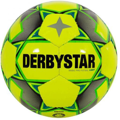 Derbystar Futsal Basic Pro Light Zaalvoetbal Geel Grijs